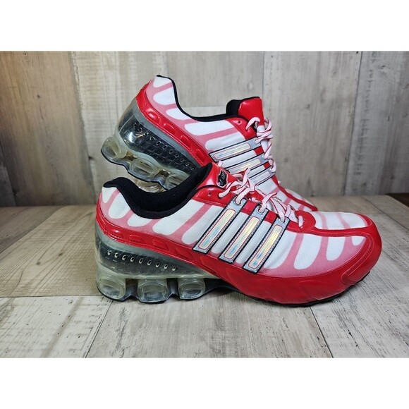 Adidas Bounce Spectrum 2007 Red White Men’s Size 12 Rare Running Shoes 070489 - Picture 5 of 9